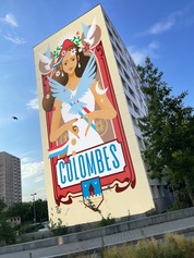 Fresques murales et identité visuelle Colombes