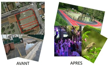 Métamorphosons le terrain d&#39;évolution de la Petite Garenne en espace de fraîcheur partagé dédié au sport et à la convivialité!